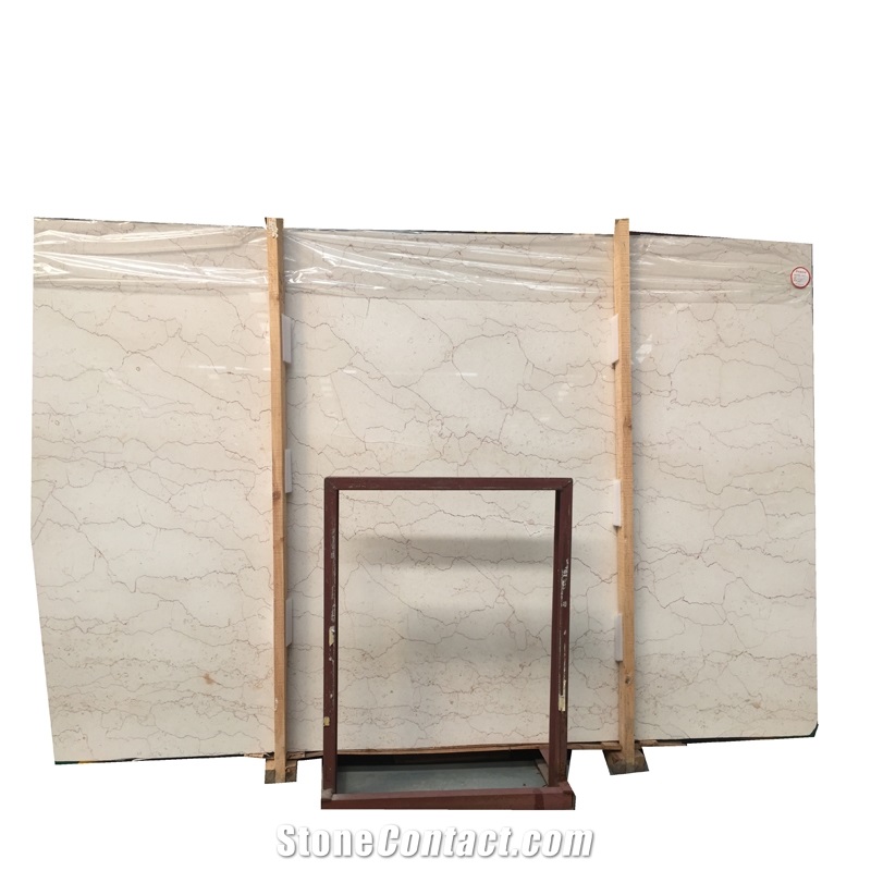 Turkey Shell Beige Marble Slab and Tiles for Floor