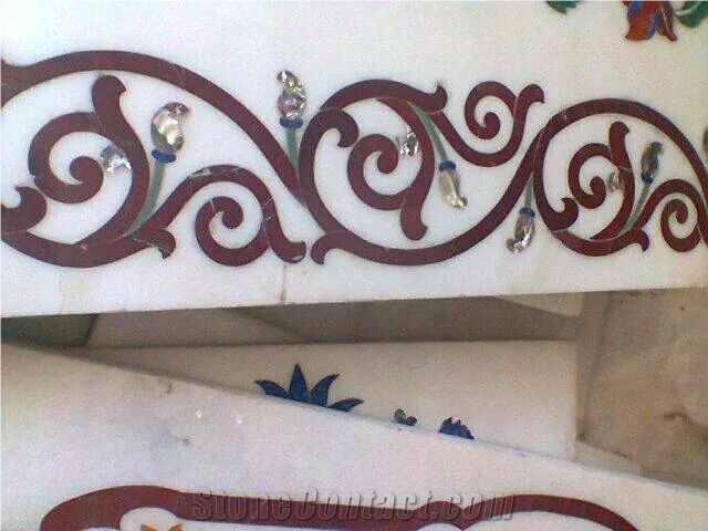 White Marble Inlaid Crafts