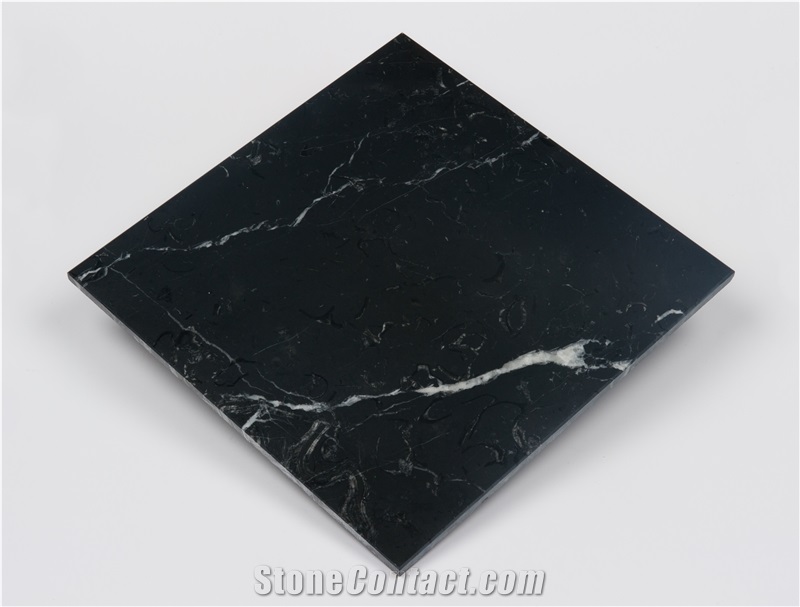 Marquinia Black Marble Tiles