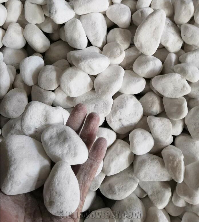 Chep Price Natural Tumble Snow White Pebbles Stone