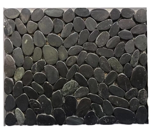 Natrual River Stone Polished Pebbles Mosaic