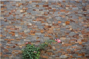 Natural Rusty Slate Culture Stone Wall Cladding