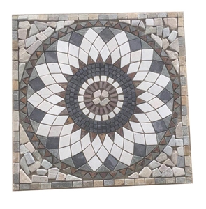 Natural Slate Park Decoration Stone Mosaic