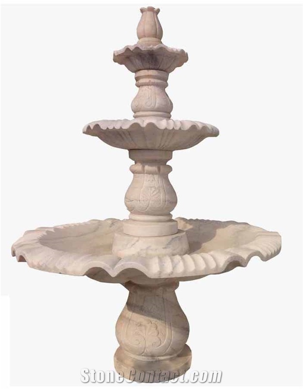 The Natural Marble Hand Carved Park Water Fountain