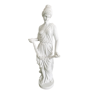 White Marble Sculpture Virgin Mother Mary Statue