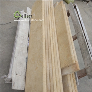 Bullnosed Travertine Stairs Steps for Outdoor