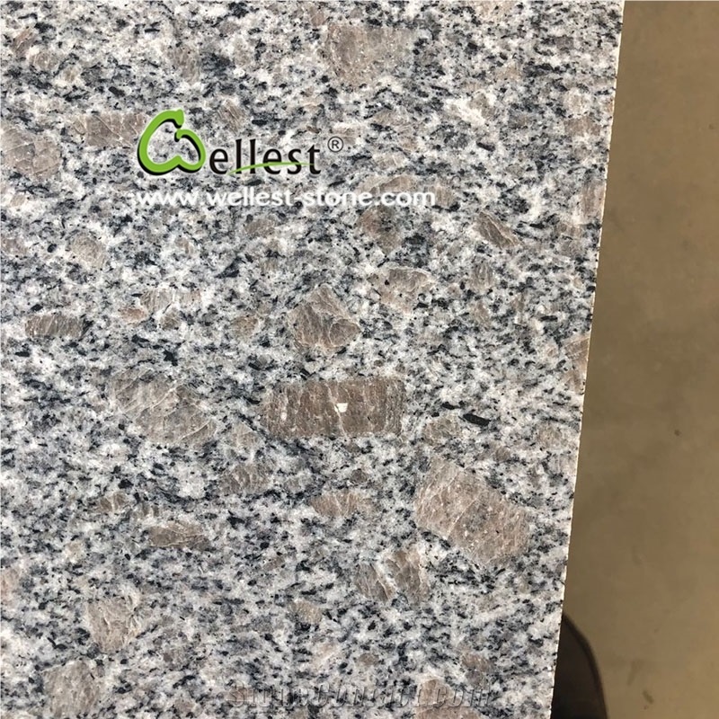 China Cheapest G383 Flower Pearl Granite Slabs