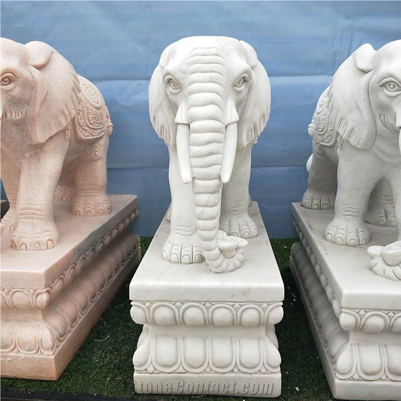 Animal Statues Carving, Marble Hand Sculptures