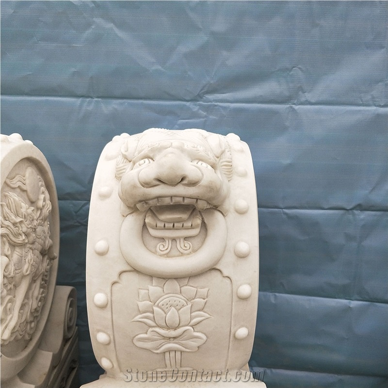 Garden Animal Sculptures, Carved Marble Statues