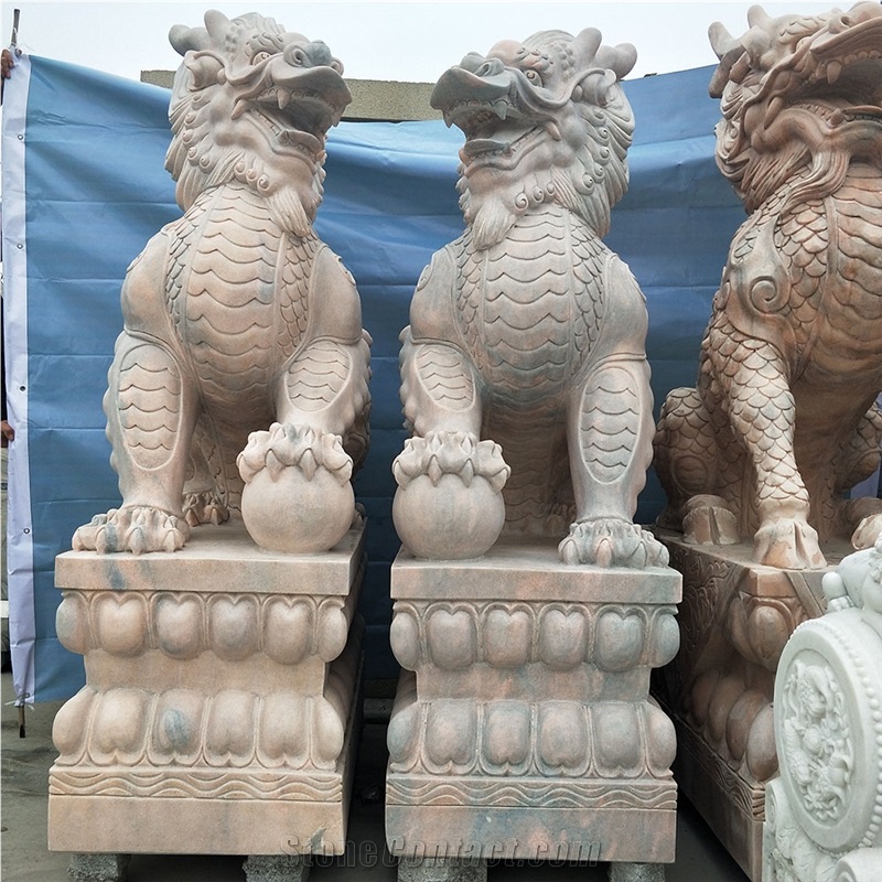 Lion Statues, Carved Animal Sculptures Factory