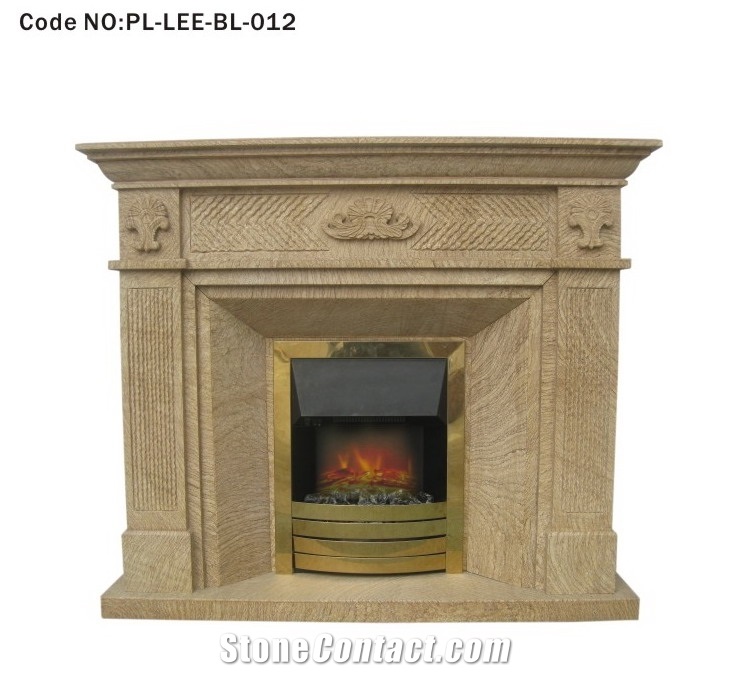 Modern Marble Fireplace Surround Mantel