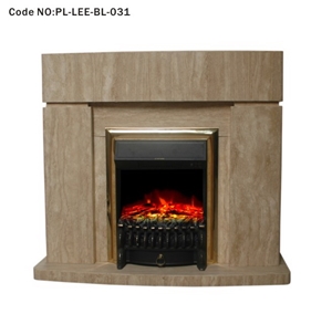White Modern Fireplace Surround Hearth Mantel