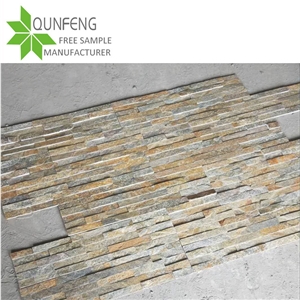 China Culture Stone Panel Quartzite Wall Cladding
