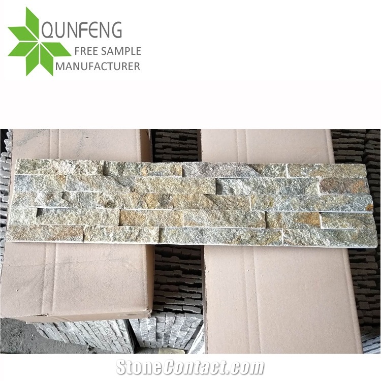 China Ledgestone Quartzite Wall Cladding Panels