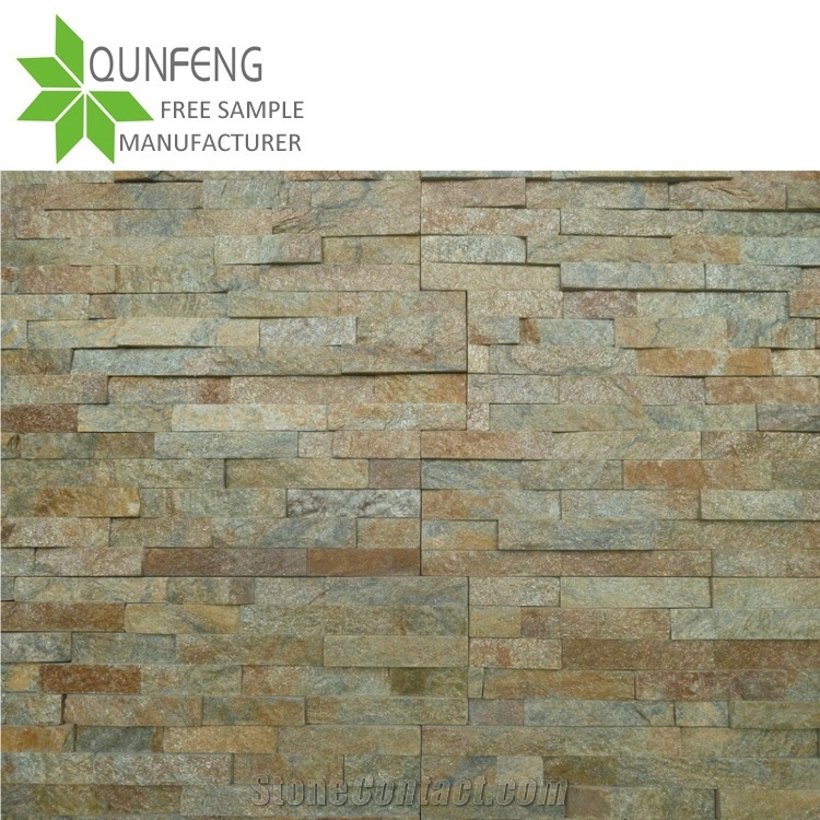 China Ledgestone Quartzite Wall Cladding Panels