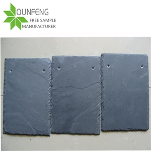 China Natural Split Face Black Slate Tile Roof