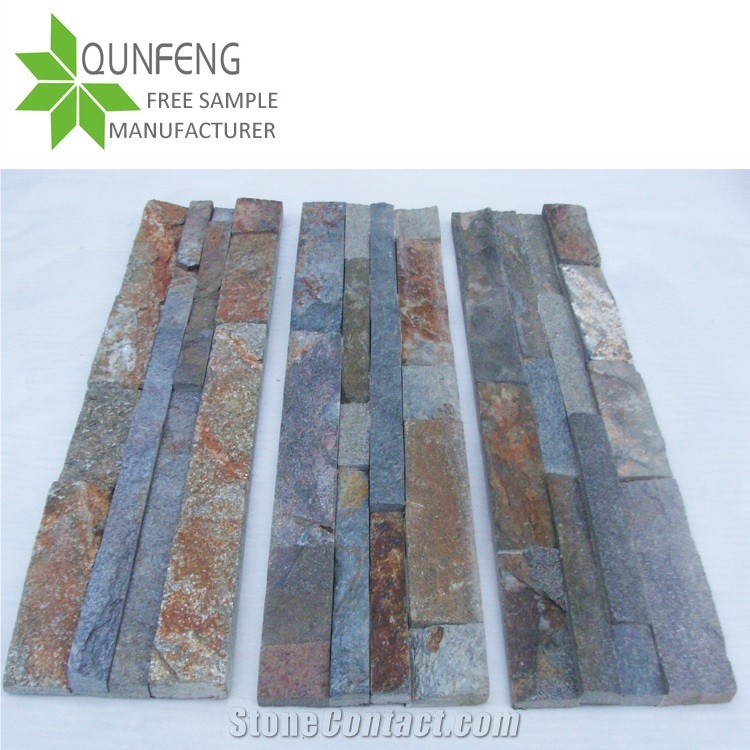 Culture Panel China Quartzite Stacked Stone Veneer