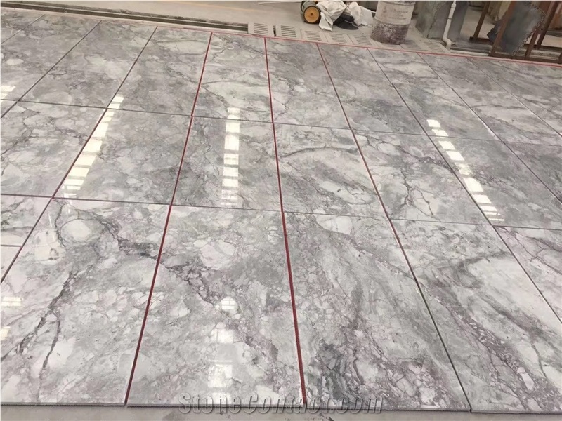 Super White Quartzite 1cm Tiles