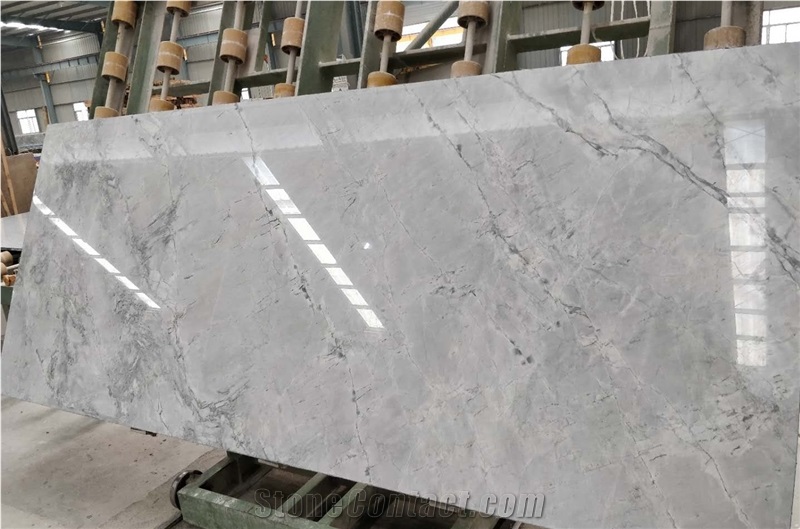 Super White Quartzite Big Slabs and Tiles 2.0cm