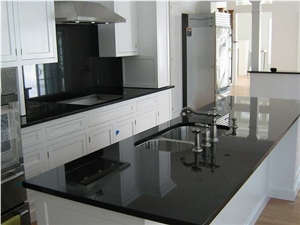 Black Color 12Mm Acrylic Solid Surface Tiles