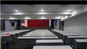 India School Acrylic Project Pure White Table Top