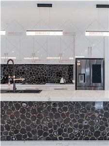 Villa Agate Black Wall Kitchen Backsplash Tiles