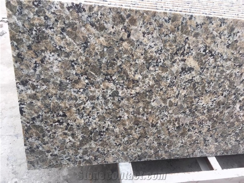 Butterfly Gold Granite Stone Slabs Tiles Floor