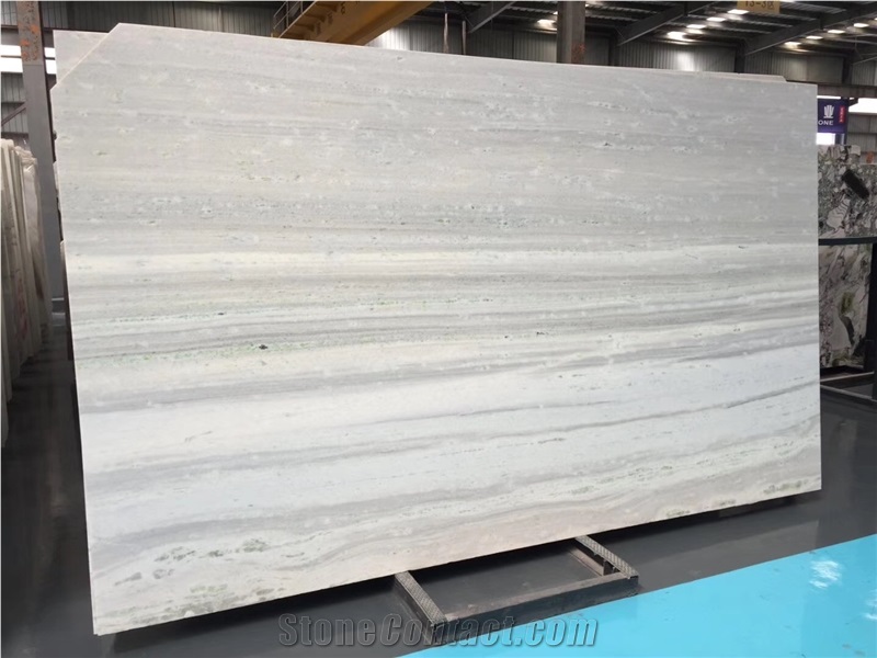 Ice Wooden Marble Stone Tile Slab Wall Floor White