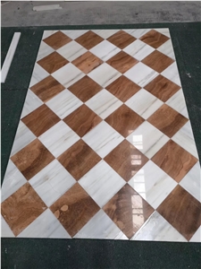 Royal Wooden Marble Pattren Tiles Slabs Floor