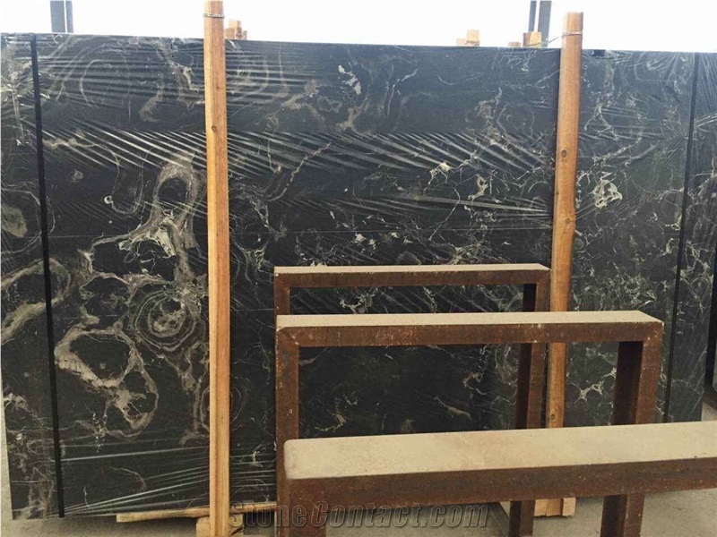 Star Black Marble Polished Slabs Tiles Floor Wall