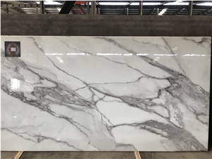 Digital Printing Carrara Nano Glass Stone Wall Tile
