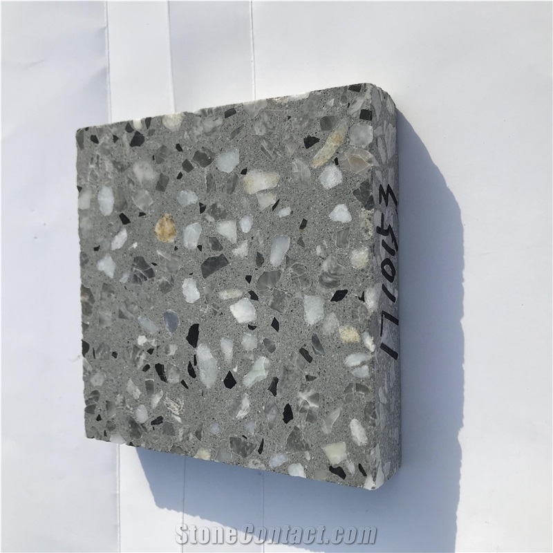 Grey Terrazzo Tile, Cement Tile Sy1710153