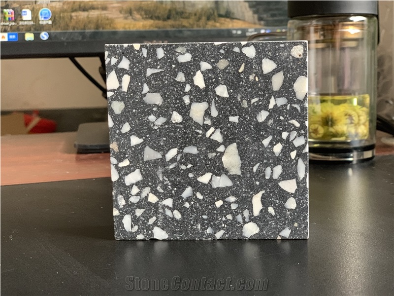 Grey Terrazzo Tile, Cement Tile Sy6030
