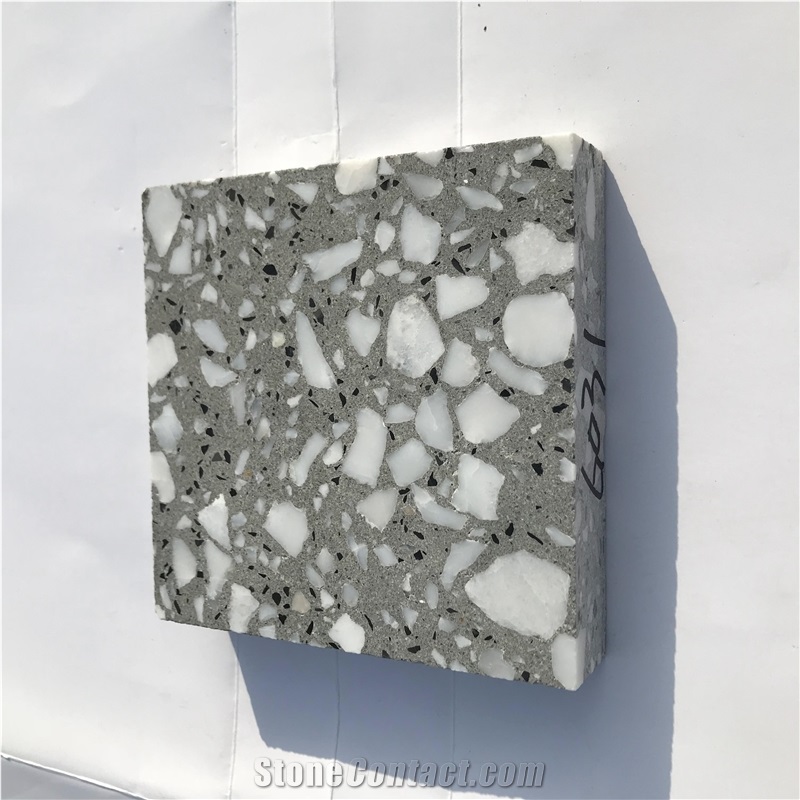 Grey Terrazzo Tile, Cement Tile Sy6031