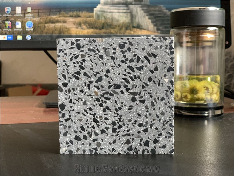 Grey Terrazzo Tile, Cement Tile Terrazzo Sy6027