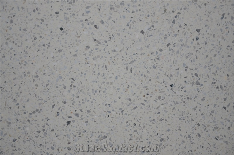 Sy0355 White Terrazzo Tile, Cement Tile