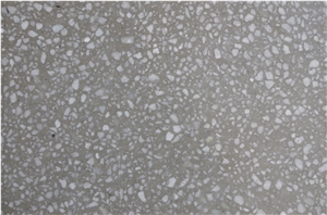 Sy2105 Light Grey Terrazzo Tile, Cement Tile