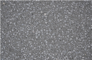 Sy2173 Dark Grey Terrazzo Tile, Cement Tile