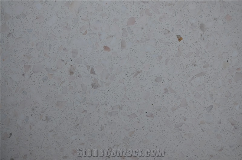 Sy2198 White Terrazzo Tile, Cement Tile