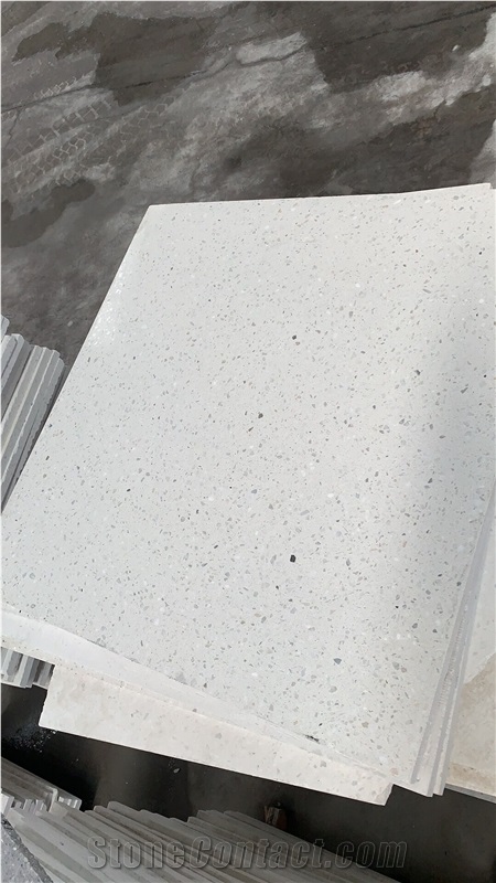Sy6006b White Terrazzo Tile, Cement Tile
