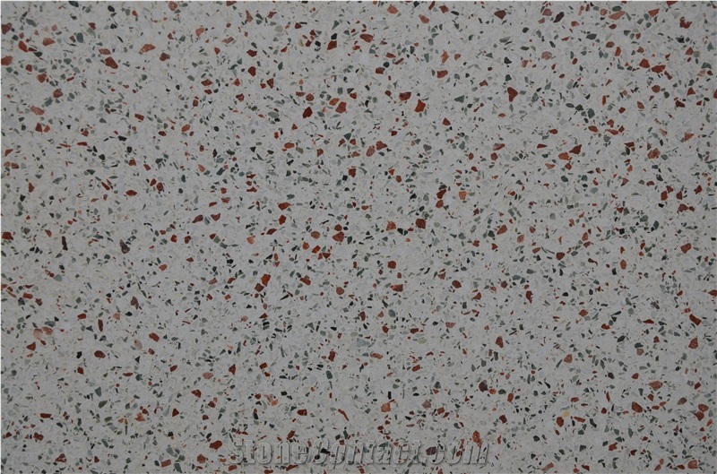 Sy8002 White Terrazzo Tile, Cement Tile