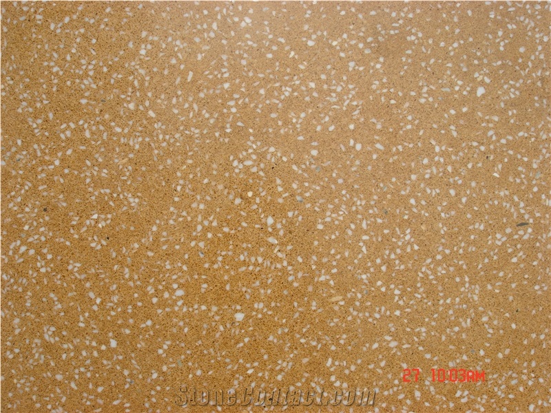 Sy8004 Golden Yellow Terrazzo Tile, Cement Tile