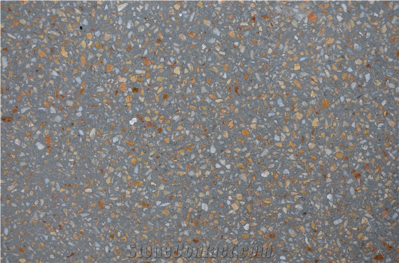 Sy8014 Slate Grey Terrazzo Tile, Cement Tile