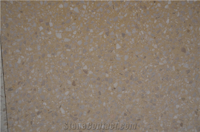 Sy8020 Yellow Terrazzo Tile, Cement Tile