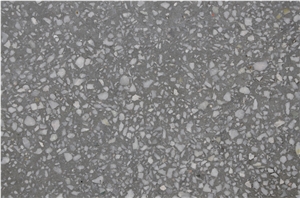 Sy8036 Dark Grey Terrazzo Tile, Cement Tile