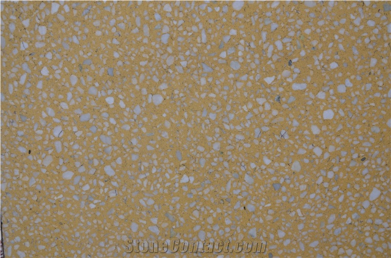 Sy8036 Yellow Terrazzo Tile, Cement Tile