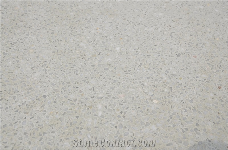 Sy8036gyb White Terrazzo Tile, Cement Tile