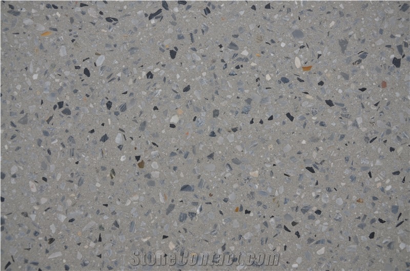 Sy8041 Grey Terrazzo Tile, Cement Tile