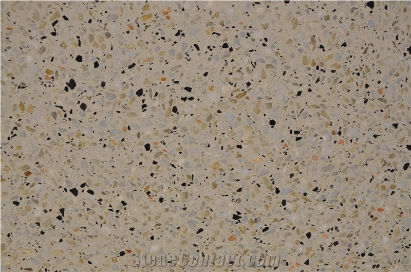 Sy8043 Beige Terrazzo Tile, Cement Tile