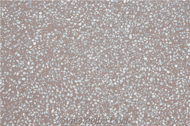 Sy8055 Brown Terrazzo Tile, Cement Tile